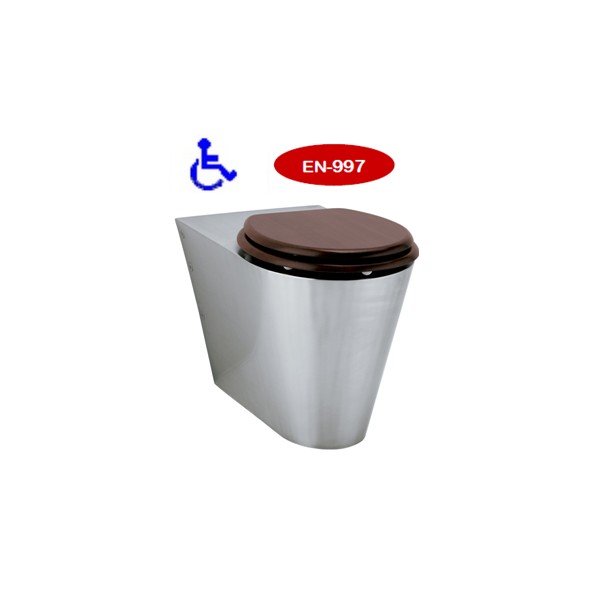 Vas WC conic montat pe podea pentru pessoane dizabilitati Mediclinics Mediclinics